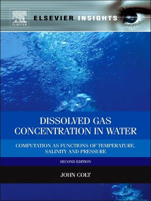 cover image of Dissolved Gas Concentration in Water